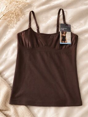 Maidenform Brown Seamless Cami Tank Top